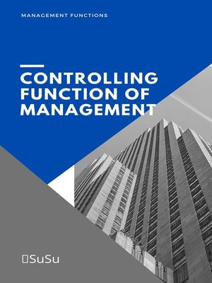 cover image of Controlling Function of Management